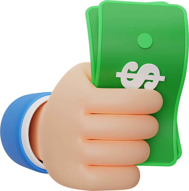 3d cash payment