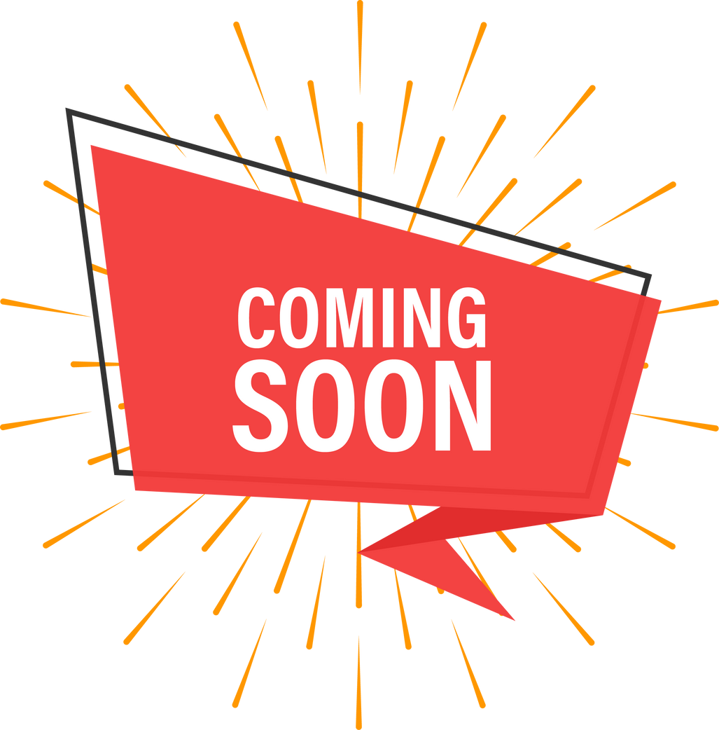 Megaphone label with coming soon. Neon style. Megaphone banner. Web design. Vector stock illustration